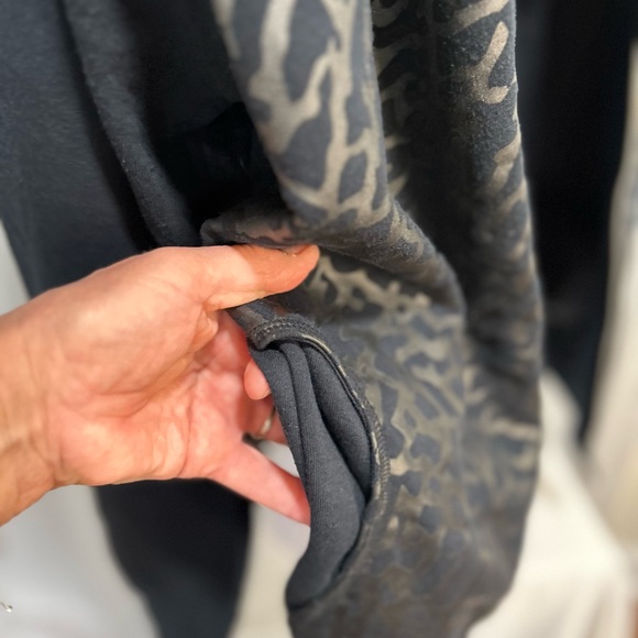 RETRO 90’s RARE AIR JORDAN ZIPPERED ELEPHANT PRINT SWEATSHIRT WITH POCKETS SZ LG - Picture 14 of 15